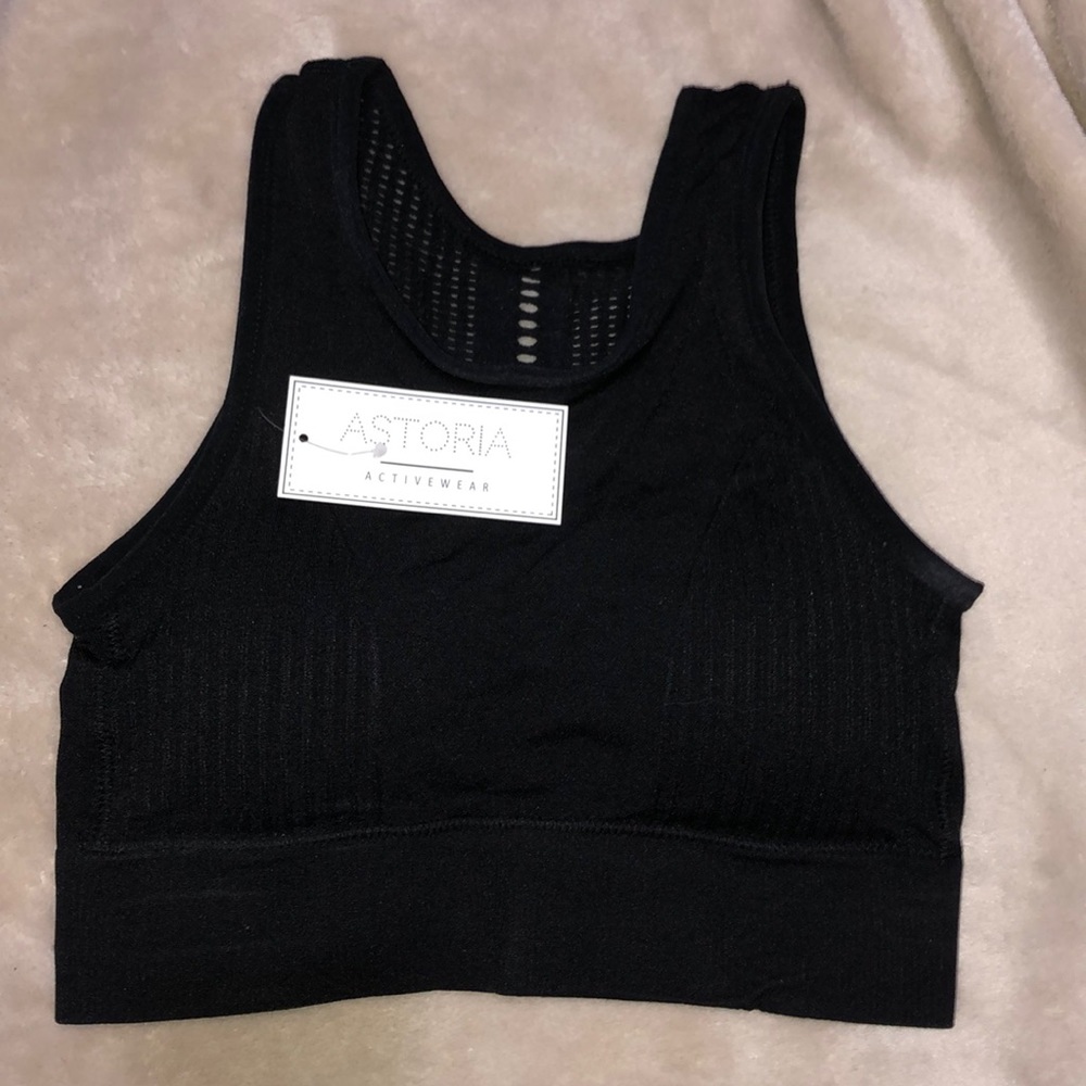 Astoria Black Sports Bra